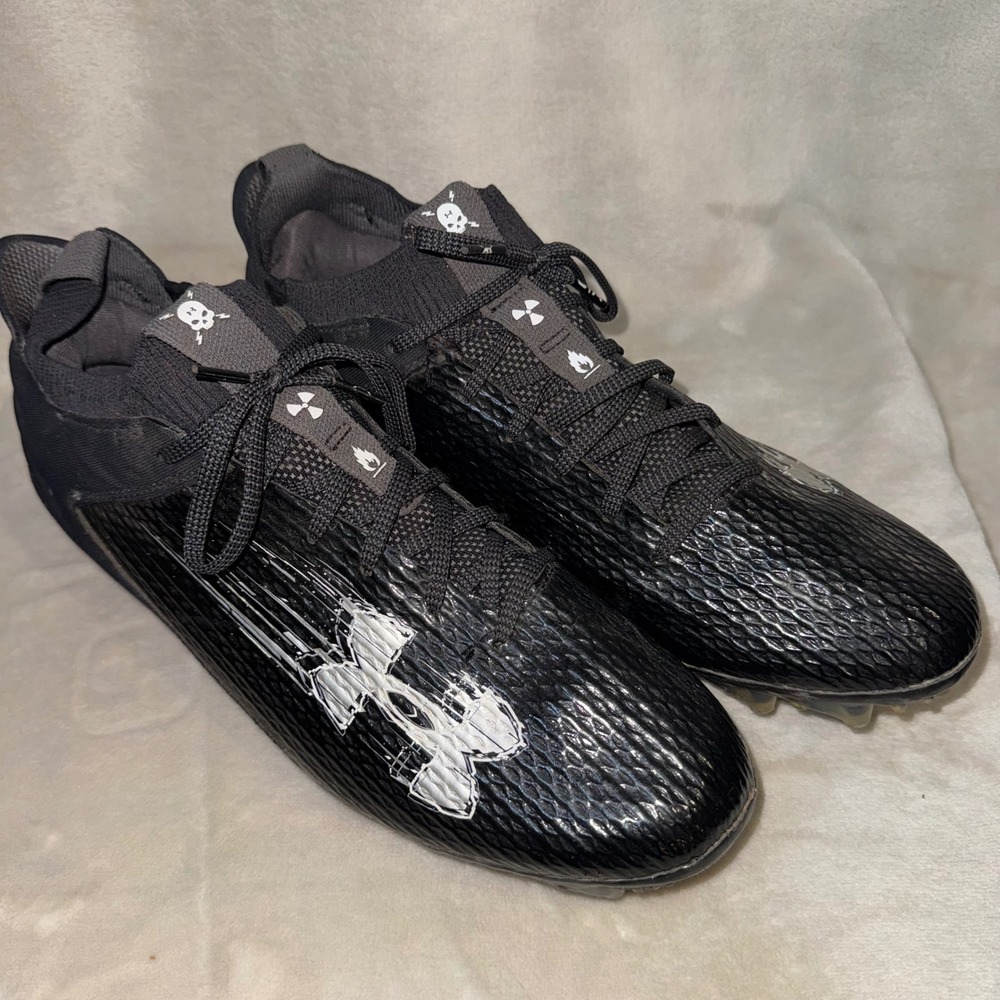 Under Armour Spotlight Lux MC 2.0 Football Cleats Mens 12 Black 3026330-003